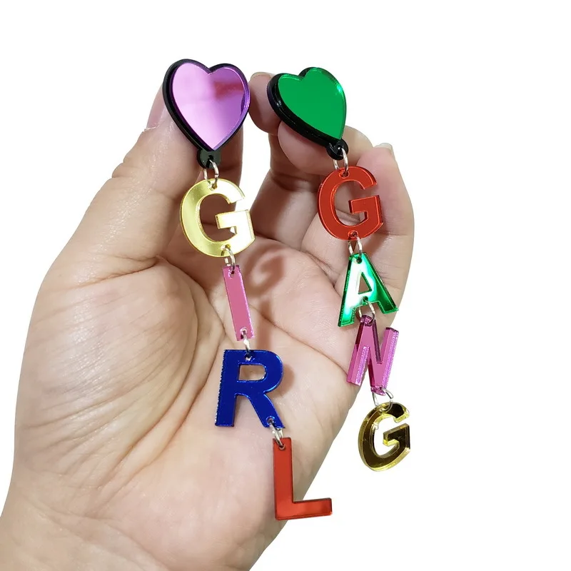 Creative Hyperbole Letter Acrylic Earrings OUT NON&LET DANCE&GIRL GANG Letter Dangle Earring Women Girls Night Party Jewelry
Creative Hyperbole Letter Acrylic Earrings OUT NON&LET DANCE&GIRL GANG Letter Dangle Earring Women Girls Night Party Jewelry