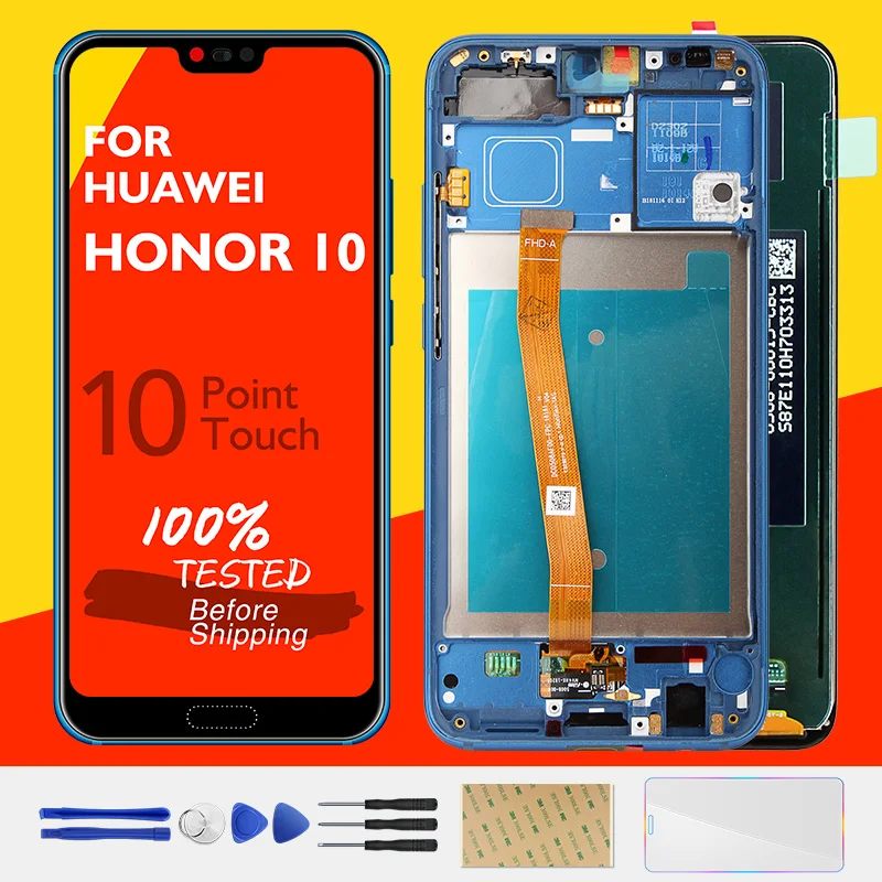 Original Huawei Honor 10 LCD Display with Fingerprint ID Touch Screen Panel Honor10 LCD Digitizer Replacement Repair Spare Parts
Original Huawei Honor 10 LCD Display with Fingerprint ID Touch Screen Panel Honor10 LCD Digitizer Replacement Repair Spare Parts