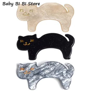 Baby Girl Hair Pins Bangs Hair Clip Cute Meow Cat Acrylic Acetate Duckbill Hairpin Decorative Hair Styling Accessory 
Baby Girl Hair Pins Bangs Hair Clip Cute Meow Cat Acrylic Acetate Duckbill Hairpin Decorative Hair Styling Accessory