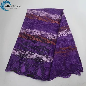 Purple 2019 5 Yards/Piece French Tulle Lace Fabric With Stones Embroidery African Net Lace Fabric For African Tailored Garment
Purple 2019 5 Yards/Piece French Tulle Lace Fabric With Stones Embroidery African Net Lace Fabric For African Tailored Garment