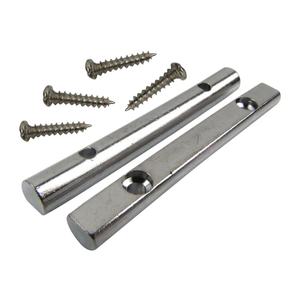 NEW 2pcs 45mm Metal Electric Guitar String Retainer Bars Tension Chrome For Tremolo Bridge Systems
NEW 2pcs 45mm Metal Electric Guitar String Retainer Bars Tension Chrome For Tremolo Bridge Systems