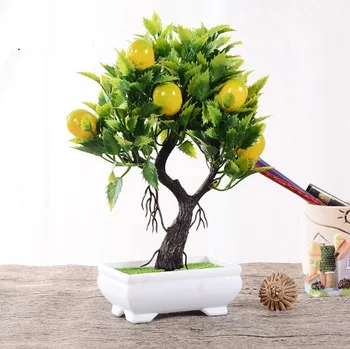 25CM Cute Mini Fruit Bonsai Lemon Tree in Pot, Artificial Plant Decoration for Office/Home
25CM Cute Mini Fruit Bonsai Lemon Tree in Pot, Artificial Plant Decoration for Office/Home