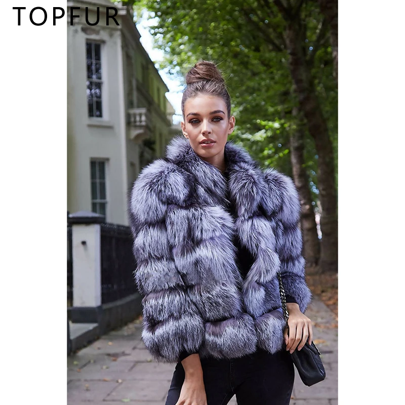 TOPFUR 2019 New Fashion Winter Female Short Coats Real Fur Coat For Women Natural Silver Fox Fur Outerwear & Coats Basic Jackets
TOPFUR 2019 New Fashion Winter Female Short Coats Real Fur Coat For Women Natural Silver Fox Fur Outerwear & Coats Basic Jackets