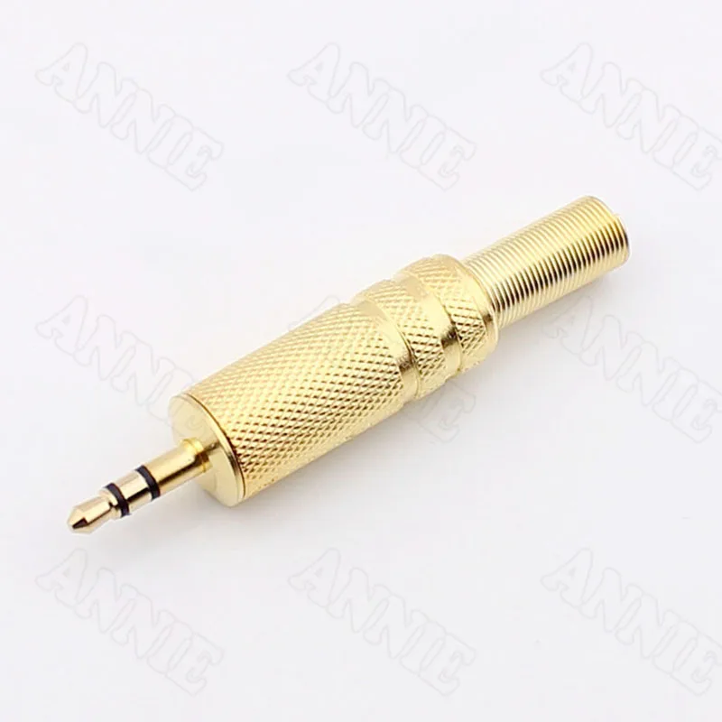 50pcs/lot Earphone Plug Dual Channel Socket 3.5mm Pure Copper Gold Plated Wired Jack
50pcs/lot Earphone Plug Dual Channel Socket 3.5mm Pure Copper Gold Plated Wired Jack