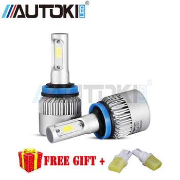 Autoki 72W 8000LM H4 H7 H9 H11 H13 9005 9006 COB LED Headlight Bulbs All In One Car LED Headlights Conversion Kit Fog Lamp 6500K
Autoki 72W 8000LM H4 H7 H9 H11 H13 9005 9006 COB LED Headlight Bulbs All In One Car LED Headlights Conversion Kit Fog Lamp 6500K