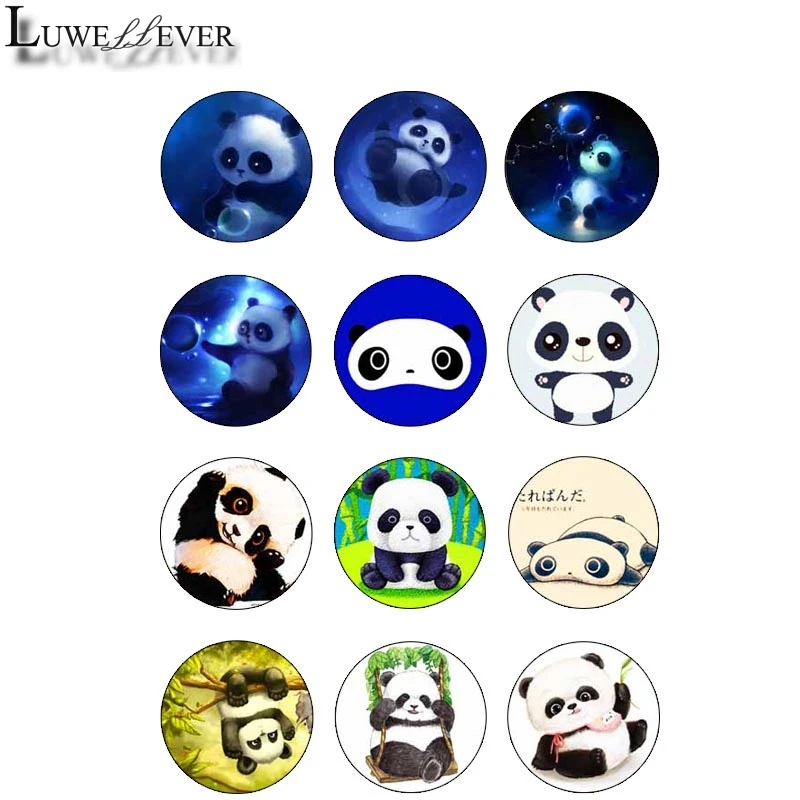 10mm 14mm 16mm 12mm 20mm 25mm 409 12pcs/lot Panda Mix Round Glass Cabochons Jewelry Findings 18mm Snap Button Charm Bracelet
10mm 14mm 16mm 12mm 20mm 25mm 409 12pcs/lot Panda Mix Round Glass Cabochons Jewelry Findings 18mm Snap Button Charm Bracelet