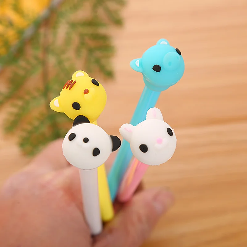 100 PCS Cute Stationery Cartoon Animal Shape Neutral Pen Creative Office Supplies Silica Gel Head Water-based Signature Pen
100 PCS Cute Stationery Cartoon Animal Shape Neutral Pen Creative Office Supplies Silica Gel Head Water-based Signature Pen