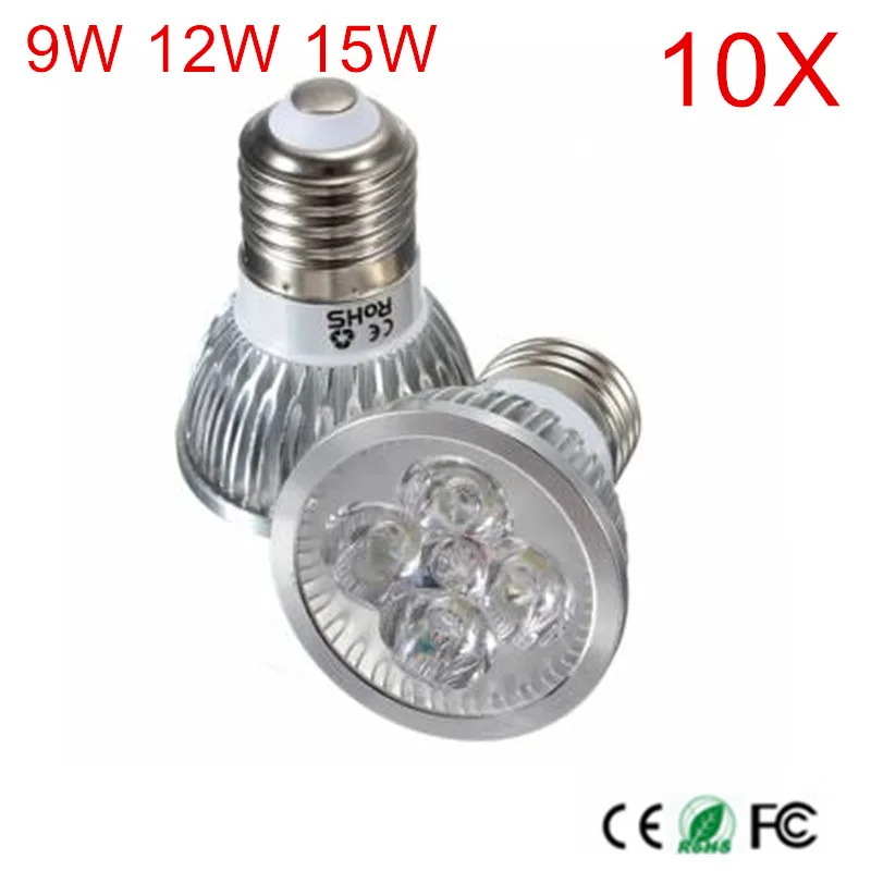 10Pcs High Power E27 COB LED Spotlight 9W 12w 15w AC110V/220V COB LED Spot Light Bulb Lamp Cool White/Warm White Bulb lamp
10Pcs High Power E27 COB LED Spotlight 9W 12w 15w AC110V/220V COB LED Spot Light Bulb Lamp Cool White/Warm White Bulb lamp
