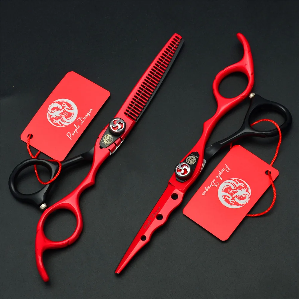 2Pcs 6 inch JP 440C Red Professional Human Hair Scissors Hairdressing Cutting Shears + Thinning Scissors Hair Styling Tools
2Pcs 6 inch JP 440C Red Professional Human Hair Scissors Hairdressing Cutting Shears + Thinning Scissors Hair Styling Tools