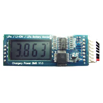 CHARGERY BM6 LCD Display Battery Monitor Alarm Warning Circuit Board Indicator Module 2S 3S 4S 5S 6S Li-ion LiPo LiFe Pack Cell
CHARGERY BM6 LCD Display Battery Monitor Alarm Warning Circuit Board Indicator Module 2S 3S 4S 5S 6S Li-ion LiPo LiFe Pack Cell