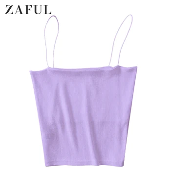 ZAFUL Ribbed Cropped Cami Top Women Summer Basic Crop Top Streetwear Sleeveless 6 Solid Colors Tanks Tops Women's Clothes
ZAFUL Ribbed Cropped Cami Top Women Summer Basic Crop Top Streetwear Sleeveless 6 Solid Colors Tanks Tops Women's Clothes