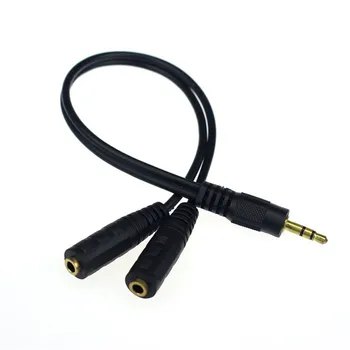 Factory Price Hot Selling Good Quality 3.5mm Male Splits Two 3.5mm Female Headphone Audio Adapter Cable
Factory Price Hot Selling Good Quality 3.5mm Male Splits Two 3.5mm Female Headphone Audio Adapter Cable