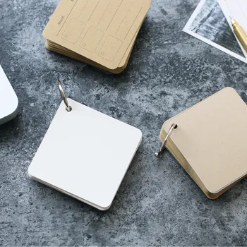 1pcs Blank page Ring buckle The word Creative Simple Note Paper Student Stationery Scratchpad
1pcs Blank page Ring buckle The word Creative Simple Note Paper Student Stationery Scratchpad