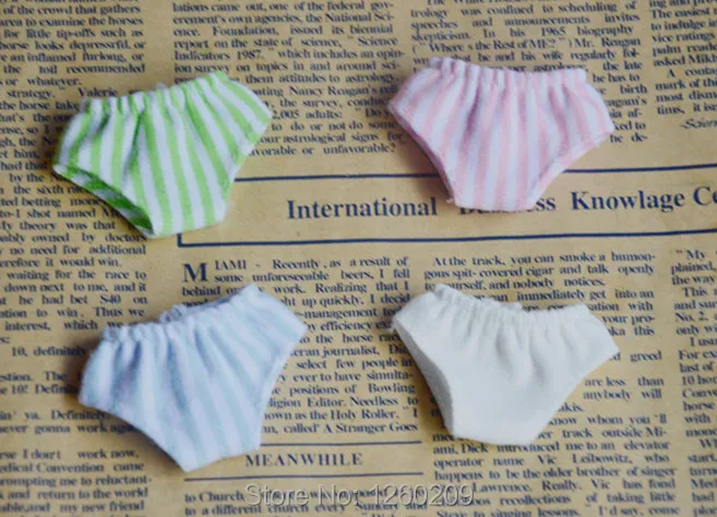 Doll Clothes Doll Underwear Doll Accessories 02(suitable for blyth,pullip,ob,FR,1/6 Doll)
Doll Clothes Doll Underwear Doll Accessories 02(suitable for blyth,pullip,ob,FR,1/6 Doll)
