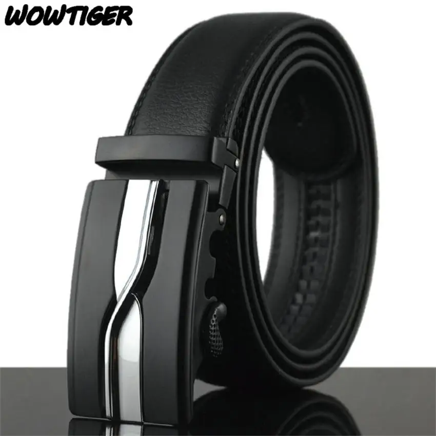 WOWTIGER New Fashion automatic buckle belt men 110cm/120cm/130cm length of the optional Leather belt belts for men
WOWTIGER New Fashion automatic buckle belt men 110cm/120cm/130cm length of the optional Leather belt belts for men