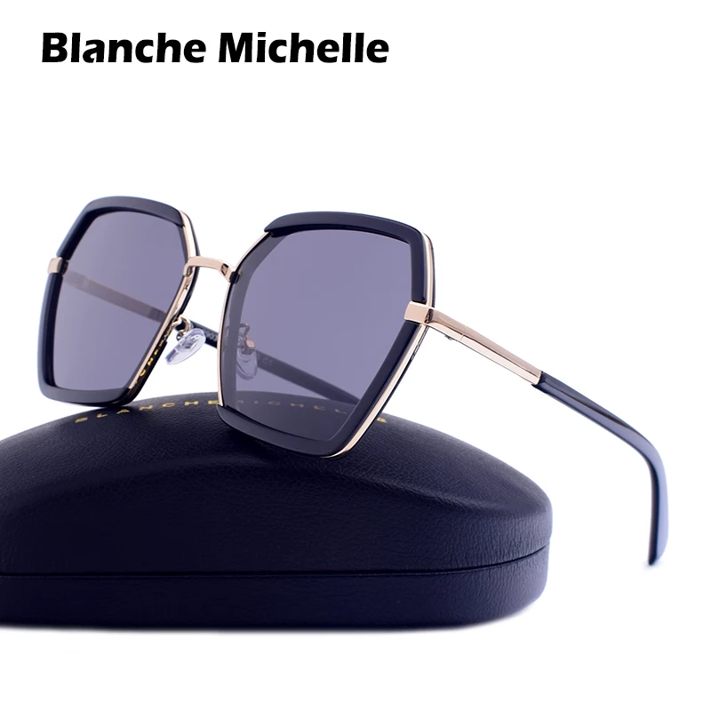 Blanche Michelle Brand Square Sunglasses Women Polarized UV400 oculos Mirror Sun Glasses For Female gafas de sol mujer With Box
Blanche Michelle Brand Square Sunglasses Women Polarized UV400 oculos Mirror Sun Glasses For Female gafas de sol mujer With Box