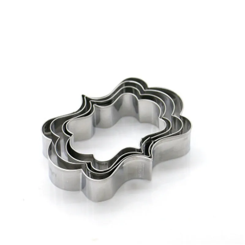 4pcs Stainless Steel Blessing Frame Biscuit Cutters Cookie Cutter Set Wedding Cake Mould Kitchen Sugarcraft Baking Pastry Tools
4pcs Stainless Steel Blessing Frame Biscuit Cutters Cookie Cutter Set Wedding Cake Mould Kitchen Sugarcraft Baking Pastry Tools