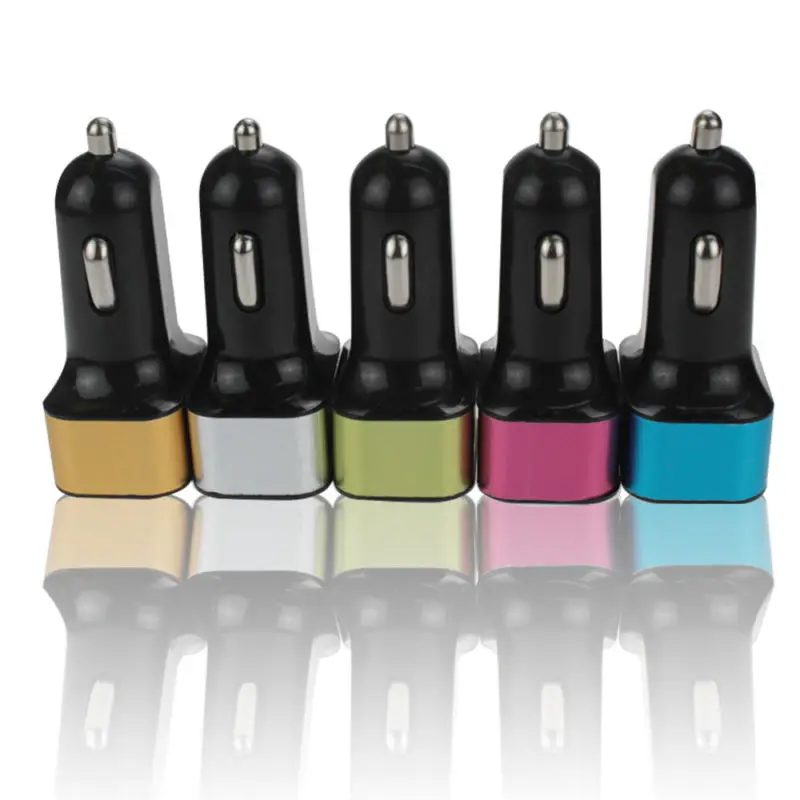 Universal 3-Port USB 5V 2.1A Car Charger Adapter Fast Charging 3 USB for iPhone Samsung Smartphone Charger
Universal 3-Port USB 5V 2.1A Car Charger Adapter Fast Charging 3 USB for iPhone Samsung Smartphone Charger