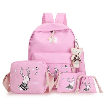 Canvas Backpack Women School Bag For Teenagers Girls Preppy Style Composite Shoulder Bag Set Travel High Quality Female Backpack
Canvas Backpack Women School Bag For Teenagers Girls Preppy Style Composite Shoulder Bag Set Travel High Quality Female Backpack