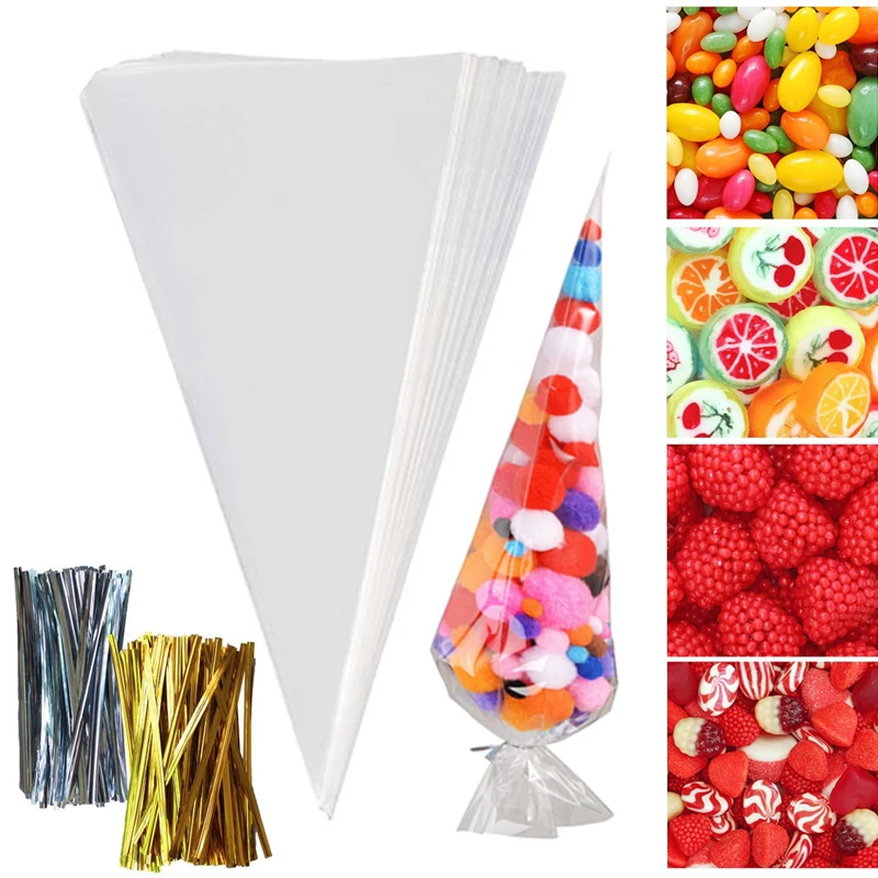50PCS/Bag Clear Cellophane Packing Bag with Twist Ties Party Gift Chocolate Sweet Popcorn Halloween Christmas Candy Bag 37X18CM
50PCS/Bag Clear Cellophane Packing Bag with Twist Ties Party Gift Chocolate Sweet Popcorn Halloween Christmas Candy Bag 37X18CM