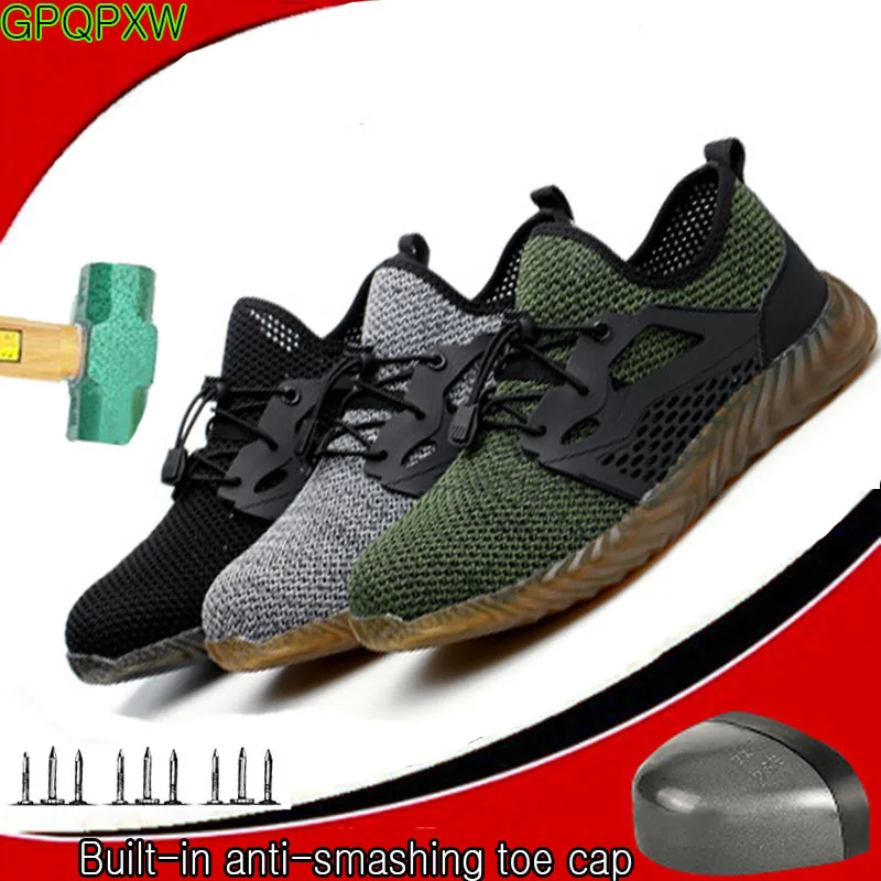 Men's Shoes Safety Shoes Men's Boots flying Woven Anti-piercing Electric Insulation Anti-smashing Safety Boots Ms. Sneakers
Men's Shoes Safety Shoes Men's Boots flying Woven Anti-piercing Electric Insulation Anti-smashing Safety Boots Ms. Sneakers