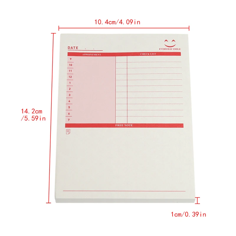 1 Pc Planner Memo Pad Check List Weekly Monthly Plan Notebook Scheduler 60 Sheet New And High Quality
1 Pc Planner Memo Pad Check List Weekly Monthly Plan Notebook Scheduler 60 Sheet New And High Quality