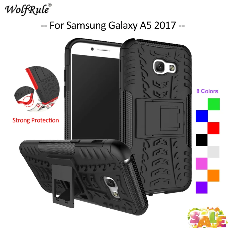 Чехол для Samsung Galaxy A5 2017 чехол держатель броня бампер телефона 2016 |