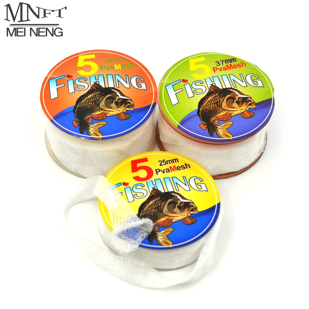 MNFT 1Pcs 5M 25/37/44mm PVA Narrow Fishing Soluble Network Refill Stocking Bait Bag Protect Fish Net Hair Rig Bait Feeder
MNFT 1Pcs 5M 25/37/44mm PVA Narrow Fishing Soluble Network Refill Stocking Bait Bag Protect Fish Net Hair Rig Bait Feeder