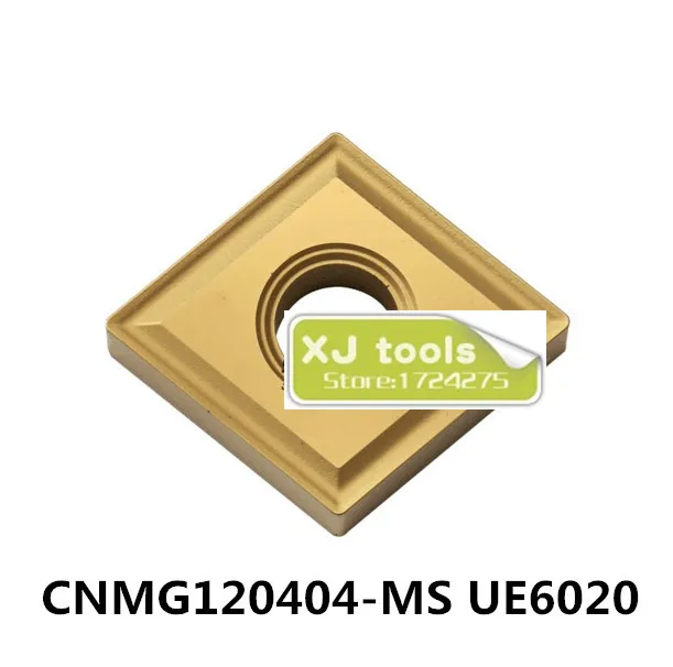 10 шт. CNMG120404-MS UE6020/CNMG120408-MS UE6020 карбидные вставки для MCLNR/MCKNR/MCMNN токарные лезвия