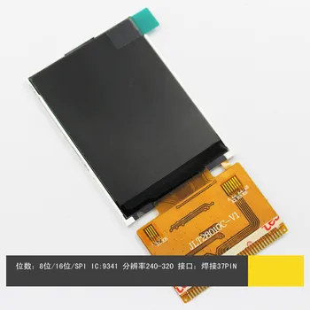 CPT 2.4 inch HD TFT LCD Color Screen ILI9341 Drive IC 320*240 QVGA 8/16Bit Interface
CPT 2.4 inch HD TFT LCD Color Screen ILI9341 Drive IC 320*240 QVGA 8/16Bit Interface