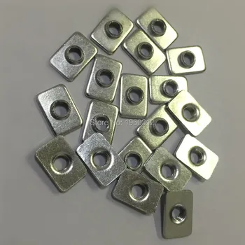 1000pcs/Lot Micromake 3D Printer Parts Tee nuts for building machine V-Slot M5 Tee Nut,Size T1.6*10*15 
1000pcs/Lot Micromake 3D Printer Parts Tee nuts for building machine V-Slot M5 Tee Nut,Size T1.6*10*15