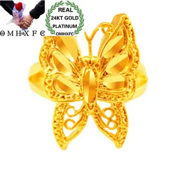 OMHXFC Wholesale European Fashion Woman Girl Party Birthday Wedding Gift Hollow Butterfly Resizable 24KT Real Gold Ring RI125
OMHXFC Wholesale European Fashion Woman Girl Party Birthday Wedding Gift Hollow Butterfly Resizable 24KT Real Gold Ring RI125
