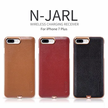 for Apple iPhone 7 Plus Nillkin N-Jarl Wireless Charging Receiver Case Lithci Texture Leather Back Cover Case + Retail Package
for Apple iPhone 7 Plus Nillkin N-Jarl Wireless Charging Receiver Case Lithci Texture Leather Back Cover Case + Retail Package