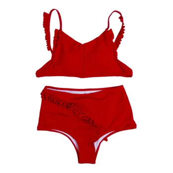 Women ruffles bikini set maillot de bain femme 2018 bathing suit womens push up bikini Red High Waist swimwear women plus size
Women ruffles bikini set maillot de bain femme 2018 bathing suit womens push up bikini Red High Waist swimwear women plus size