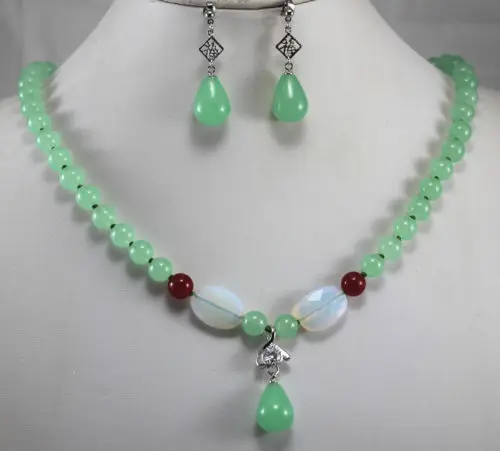 shippingNew 8-10mm White Pearl/Red Crystal Necklace&Dangle Earrings Pendant Jewelry Set (A0423) -Bride jewelry free shipping
shippingNew 8-10mm White Pearl/Red Crystal Necklace&Dangle Earrings Pendant Jewelry Set (A0423) -Bride jewelry free shipping