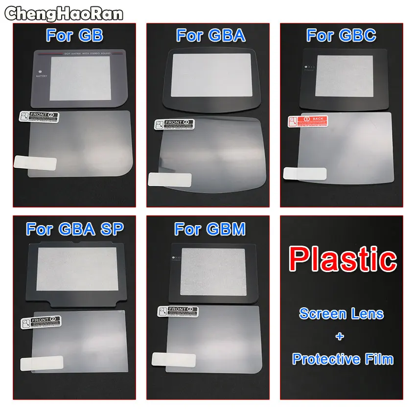 ChengHaoRan Screen Lens Protector Film For GameBoy Color Advance SP Pocket Plastic Lens For GBA GBC GBC GBP GBA SP For GBM
ChengHaoRan Screen Lens Protector Film For GameBoy Color Advance SP Pocket Plastic Lens For GBA GBC GBC GBP GBA SP For GBM