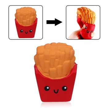 Novelty 10CM Soft Squeeze Cute French Fries Cream Scented Squeeze Slow Rising Antistress Phone Strap Color Random
Novelty 10CM Soft Squeeze Cute French Fries Cream Scented Squeeze Slow Rising Antistress Phone Strap Color Random