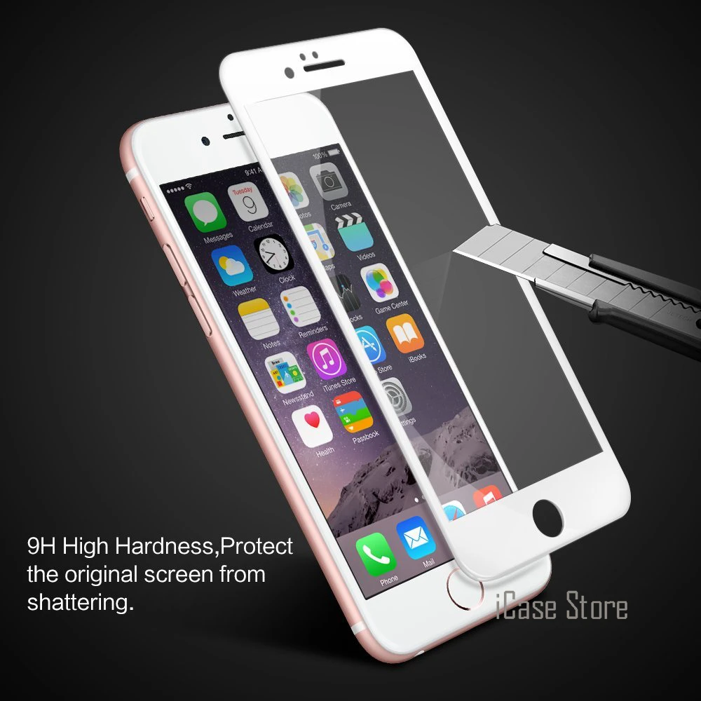 9H Tempered Glass Full Screen Soft Edges For iPhone Apple 6 6S 7 Plus 4.7inch 5.5inch Screen Protector Film pelicula de vidro
9H Tempered Glass Full Screen Soft Edges For iPhone Apple 6 6S 7 Plus 4.7inch 5.5inch Screen Protector Film pelicula de vidro