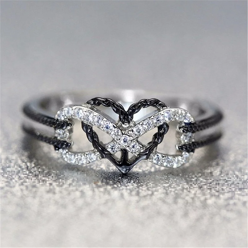 New Fashion Women Flower Pattern Love Heart & 8 Shape Ring Jewelry Accessories Zircon Rings 
New Fashion Women Flower Pattern Love Heart & 8 Shape Ring Jewelry Accessories Zircon Rings