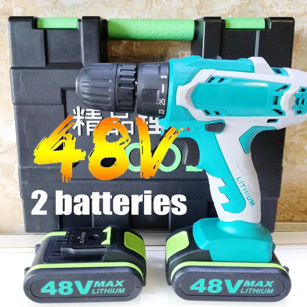 48V MAX Lithium-Ion Power Driver Variable Speed Electric Screwdriver LED Impact Cordless Drill 2 Battery
48V MAX Lithium-Ion Power Driver Variable Speed Electric Screwdriver LED Impact Cordless Drill 2 Battery