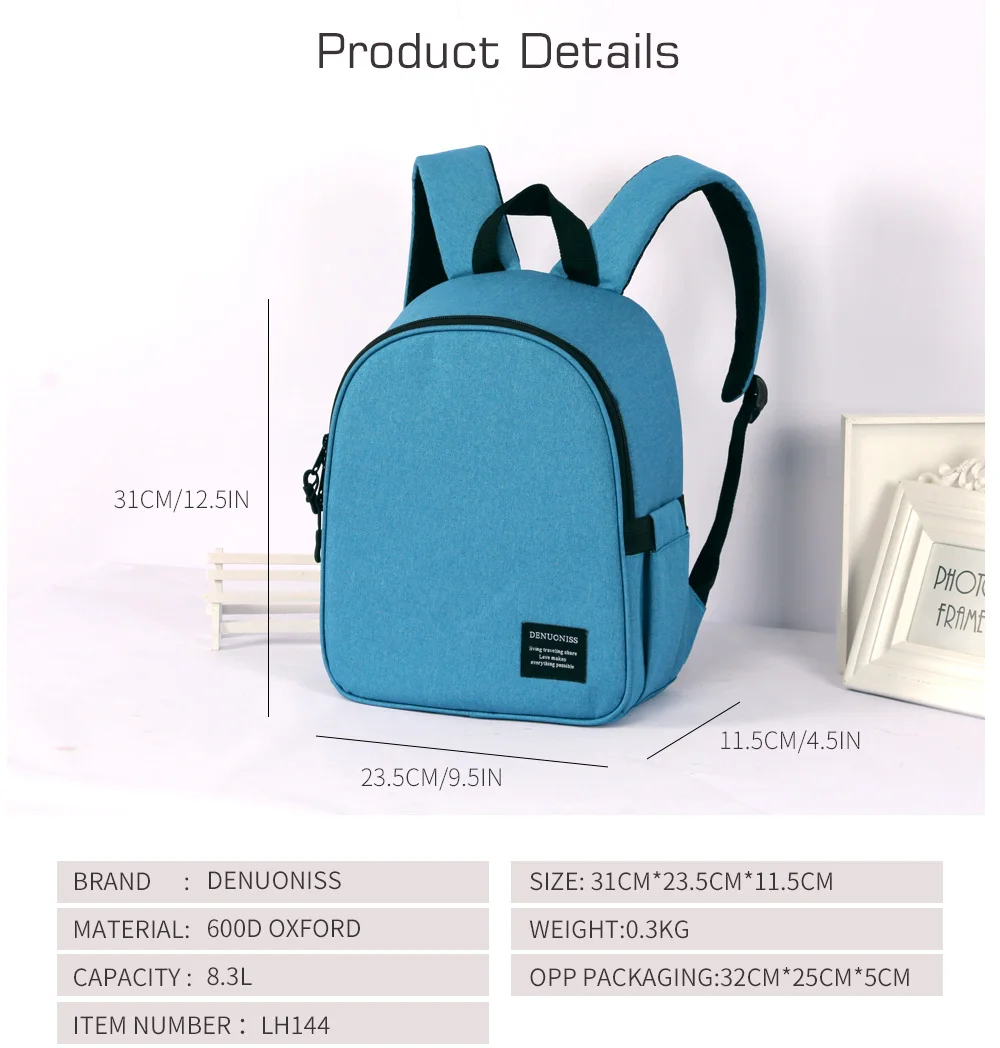 DENUONISS Large Capacity Men Backpack For Picnic Waterproof Food Backpack With Bottle Opener Thermal Backpack DENUONISS Large Capacity Men Backpack For Picnic Waterproof Food Backpack With Bottle Opener Thermal Backpack