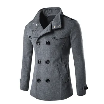 Autumn Winter Men Wool Coat Slim Fit Jackets Double Row Button Collar Outerwear Warm Man Casual Jacket Overcoat Coat Men Jacket
Autumn Winter Men Wool Coat Slim Fit Jackets Double Row Button Collar Outerwear Warm Man Casual Jacket Overcoat Coat Men Jacket
