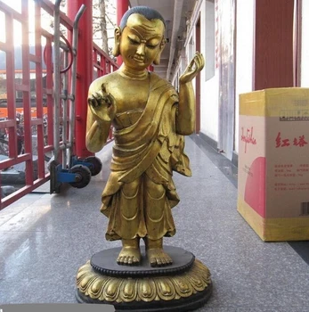 bi001885 Tibet Buddhist Folk Fane Old Copper bronze Gild Guru contemplate Buddha Statue
bi001885 Tibet Buddhist Folk Fane Old Copper bronze Gild Guru contemplate Buddha Statue