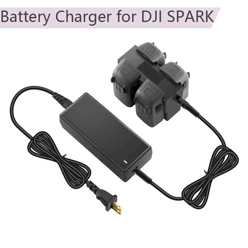 Charger for DJI SPARK RC Intelligent Flight Battery Manager Hub output 3.05V/2.2A input 100-240V Drone Parallel Fast Charging
Charger for DJI SPARK RC Intelligent Flight Battery Manager Hub output 3.05V/2.2A input 100-240V Drone Parallel Fast Charging