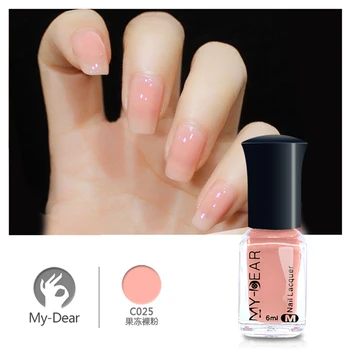 MYDANCE 1 Bottle 6ml Nude Pink Nail Polish Long-lasting Nail Lacquer Manicure Regular Nail Art Varnish Polish
MYDANCE 1 Bottle 6ml Nude Pink Nail Polish Long-lasting Nail Lacquer Manicure Regular Nail Art Varnish Polish