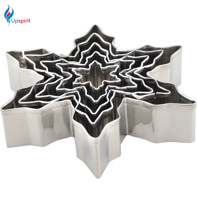 5Pcs/Set Christmas Snowflake Stainless Steel Cookie Cutters Cake Biscuit Moulds Fondant Icing Mold Kitchen Baking Tools
5Pcs/Set Christmas Snowflake Stainless Steel Cookie Cutters Cake Biscuit Moulds Fondant Icing Mold Kitchen Baking Tools