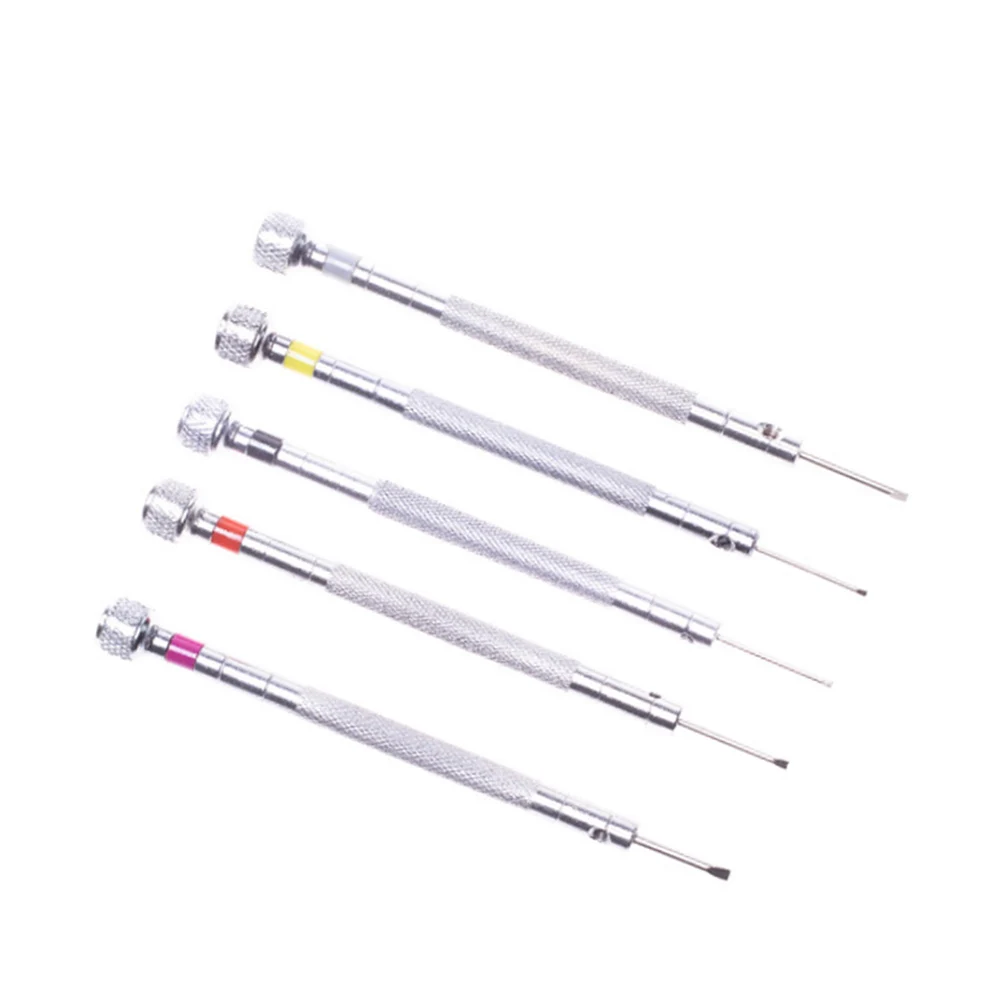 5pcs Precision Mini Small Screwdriver Set with Slotted Phillips Bits for Watch Glasses Screw driver Repair Tools 0.8-1.6mm
5pcs Precision Mini Small Screwdriver Set with Slotted Phillips Bits for Watch Glasses Screw driver Repair Tools 0.8-1.6mm