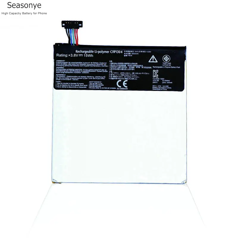 Seasonye 3950mAh / 15Wh C11P1304 Tab Tablet Replacement Battery For Asus MEMO PAD HD 7 ME173X HD7 ME173 K00B
Seasonye 3950mAh / 15Wh C11P1304 Tab Tablet Replacement Battery For Asus MEMO PAD HD 7 ME173X HD7 ME173 K00B