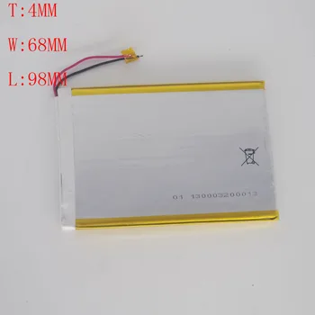3.7V Polymer Lithium Battery 4000mAh 406898 Smart Phone Tablet Computer Battery 406090
3.7V Polymer Lithium Battery 4000mAh 406898 Smart Phone Tablet Computer Battery 406090