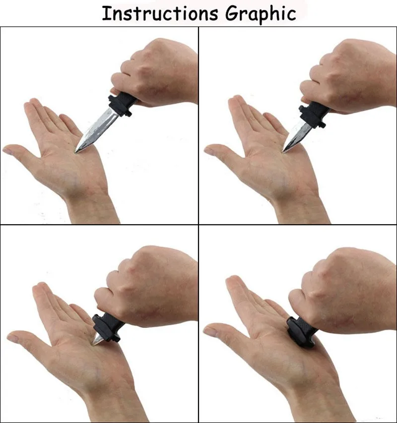 Cosplay&ware Halloween Comedy Magic Plastic Retractable Dagger Joke Prank Scary Trick Party Decoration 20 Cosplay&ware Halloween Comedy Magic Plastic Retractable Dagger Joke Prank Scary Trick Party Decoration -Cosplayware Store